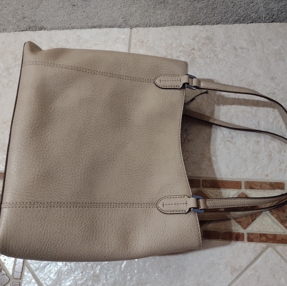 NWT LAUREN Ralph Lauren Annaville Carry All Stone - Picture 14 of 15